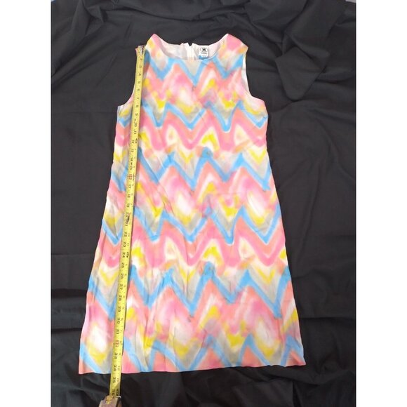 Missoni Sleeveless Shift Dress Size EU38 US XS Multicolored Zigzag Print - Picture 12 of 12